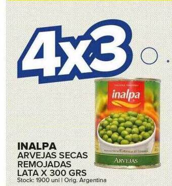 Carrefour Maxi Inalpa arvejas secas remojadas oferta