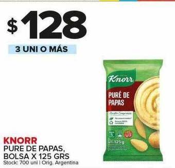 Carrefour Maxi Knorr pure de papas oferta