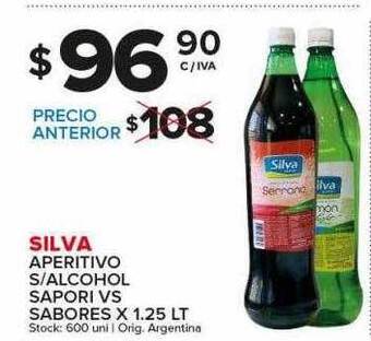 Carrefour Maxi Silva aperitivo s-alcohol sapori vs sabores oferta