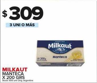 Carrefour Maxi Milkaut manteca oferta