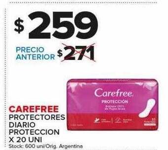 Carrefour Maxi Carefree protectores diario proteccion oferta