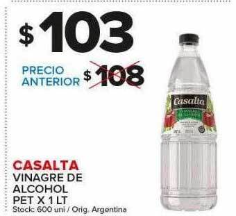 Carrefour Maxi Casalta vinagre de alcohol oferta