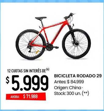 Changomas Bicicleta rodado 29 oferta