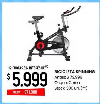 Changomas Bicicleta spinning oferta