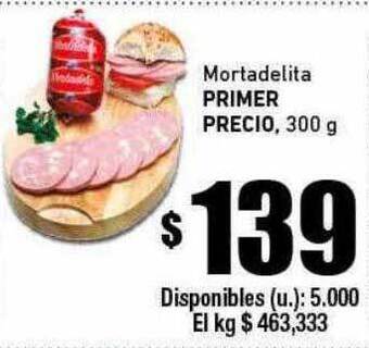 Cooperativa Obrera Mortadelita primer precio oferta