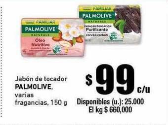 Jabón de tocador palmolive varias fragancias