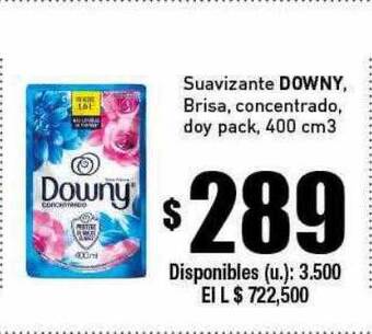 Cooperativa Obrera Suavizante downy brisa concentrado doy pack oferta