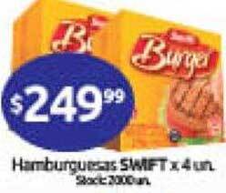 Cordiez Hamburguesas swift oferta