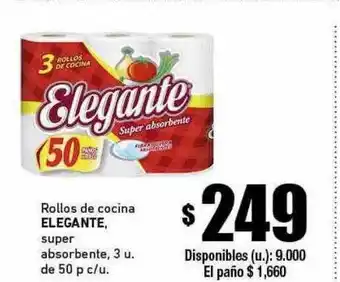 Cooperativa Obrera Rollos de cocina elegante super absorbente 3 oferta