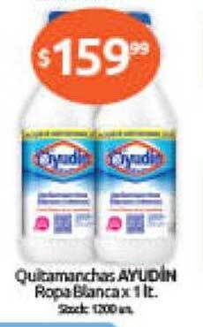 Cordiez Quitamanchas ayudin ropa blanca oferta
