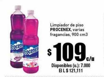 Cooperativa Obrera Limpiador de piso procenex varias fragancias oferta