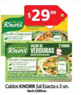 Cordiez Caldos knorr sal exacta oferta