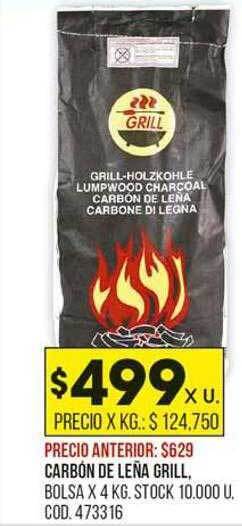 Coto Carbón de leña grill oferta