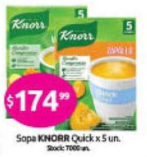 Cordiez Sopa knorr quick oferta