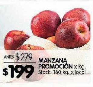 Disco Manzana promoción x kg oferta