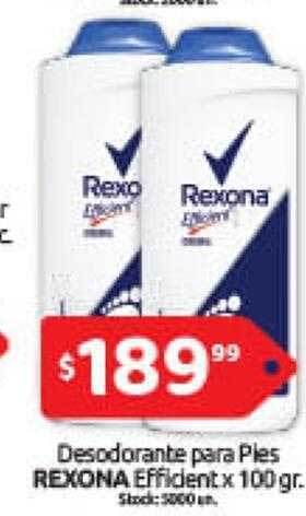 Cordiez Desodorante para pies rexona efficient oferta