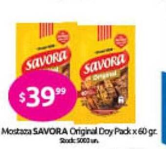 Cordiez Mostaza savora original doy pack oferta