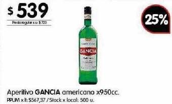 Disco Aperitivo gancia americano oferta