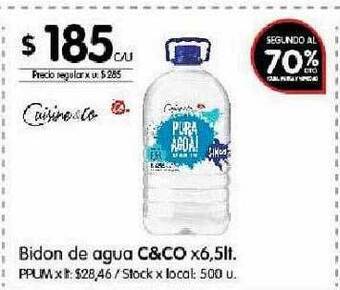 Disco Bidon de agua c&co oferta