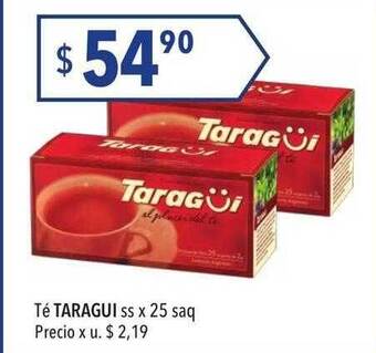Hergo Té taragui ss oferta