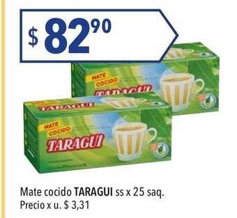 Hergo Mate cocido taragui oferta