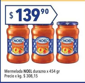 Hergo Mermelada noel durazno oferta