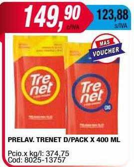 Maxiconsumo Prelav. trenet d pack oferta