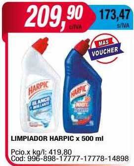 Maxiconsumo Limpiador harpic oferta