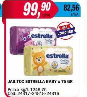 Maxiconsumo Jab. toc estrella baby oferta