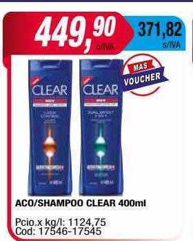 Maxiconsumo Aco shampoo clear oferta
