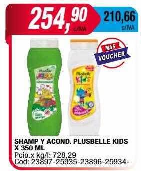 Maxiconsumo Shamp y acond. plusbelle kids oferta