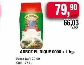 Maxiconsumo Arroz el dique 0000 oferta