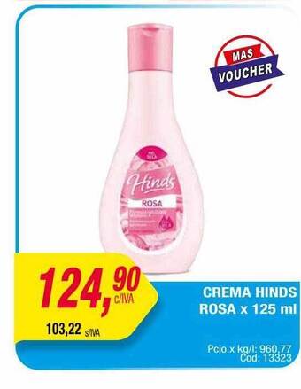 Maxiconsumo Crema hinds rosa oferta