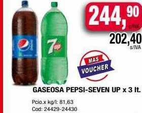 Maxiconsumo Gaseosa pepsi-seven up oferta