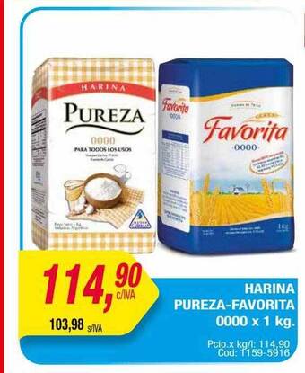 Maxiconsumo Harina pureza-favorita oferta