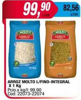 Maxiconsumo Arroz molto l fino-integral oferta