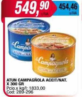 Maxiconsumo Atun campagñola aceit nat. oferta