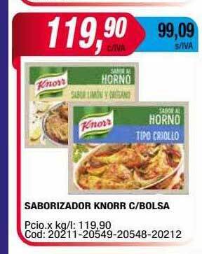 Maxiconsumo Saborizador knorr c bolsa oferta