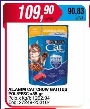 Maxiconsumo Al.anim cat chow gatitos pol. pesc oferta