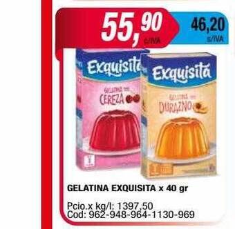 Maxiconsumo Gelatina exquisita oferta