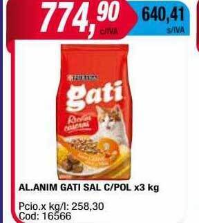 Maxiconsumo Al.anim gati sal c pol oferta