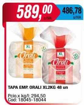 Maxiconsumo Tapa emp. orali xl2kg oferta