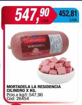 Maxiconsumo Mortadela la residencia cilindro oferta