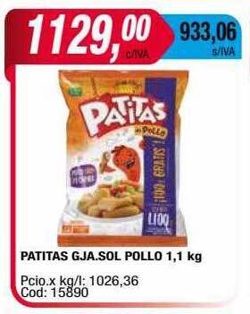 Maxiconsumo Patitas gja.sol pollo oferta