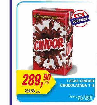 Maxiconsumo Leche cindor chocolatada oferta