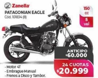 Naldo Lombardi Zanella patagonian eagle oferta