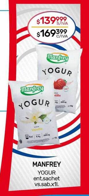 Nini Mayorista Manfrey yogur oferta