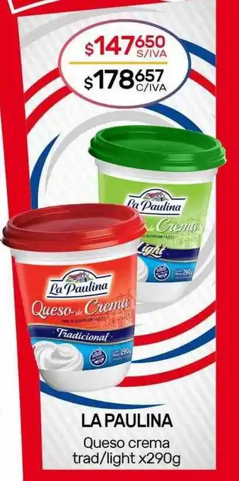 Nini Mayorista La paulina queso crema trad o light oferta