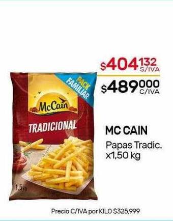 Nini Mayorista Mc cain papas tradic oferta