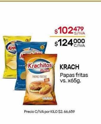 Nini Mayorista Krach papas fritas oferta